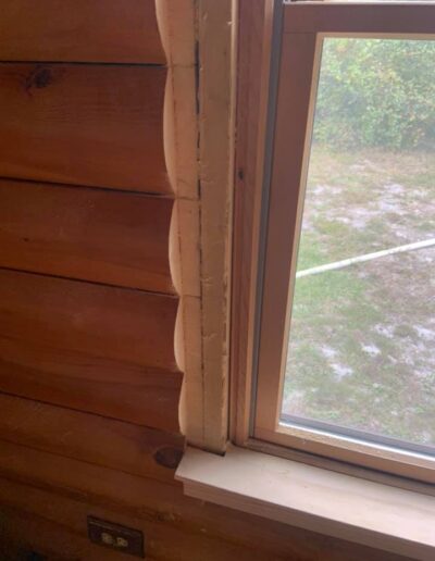 log cabin windows 2