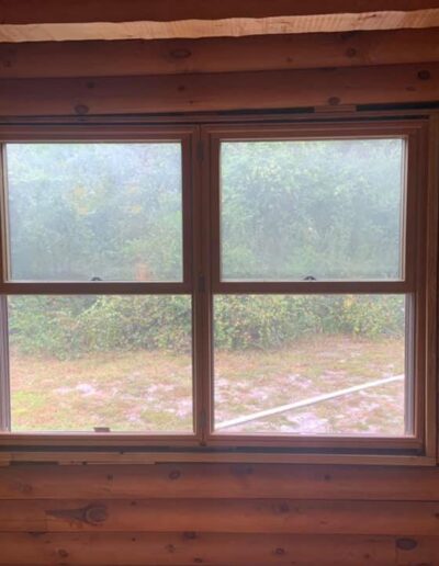 log cabin windows 3